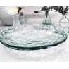 Plat Assiette Ice diam 310 mm en verre recyclé