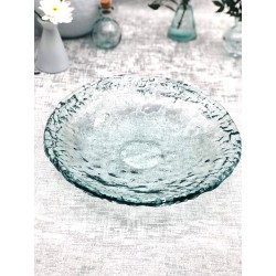 Plat Assiette Ice diam 310 mm en verre recyclé